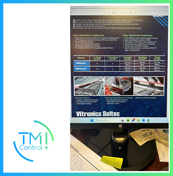 Vitronics Soltec / Four de refusion / Reflow Oven 7038 MR1243+ Inerted