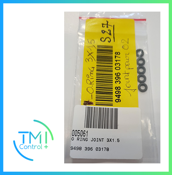 ASSEMBLEON - O Ring joint 3 x 1.5 - 005061 - P/N : 9498 396 03178