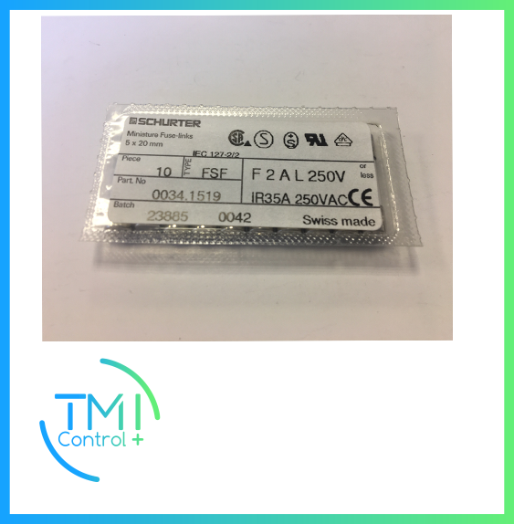 MYDATA -Miniature fuse-links 5 X 20 mm - P/N : 0034.1519