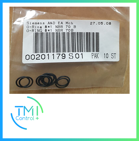 SIEMENS - 00201179S01 O-RING 8*1 NBR 70B