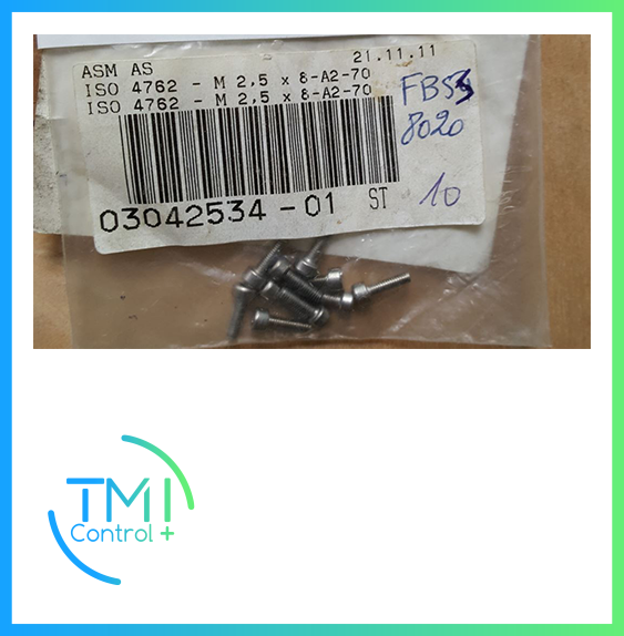 SIEMENS - 03042534-01 ISO 4762 - M 2,5 x 8-A2-70