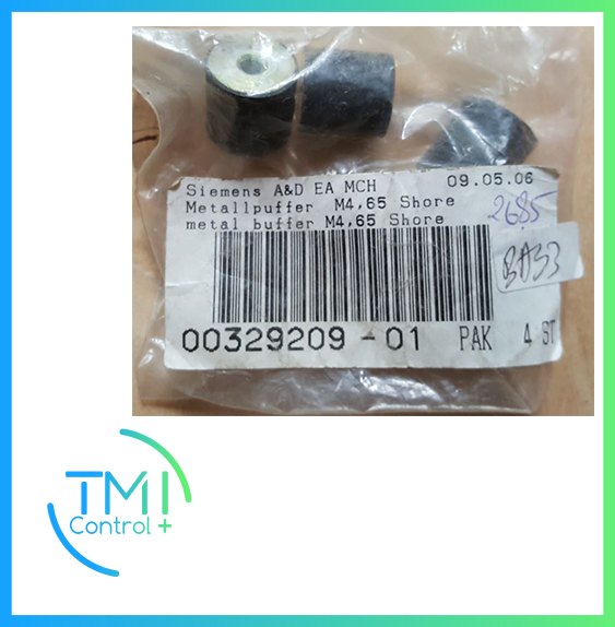 SIEMENS - 00329209-01 RUBBER-METAL BUFFER  M4 15 x 15 65 Shore