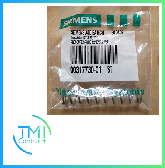 SIEMENS - 00317730-01 PRESSURE SPRING 1,2*13*57,7 V2A