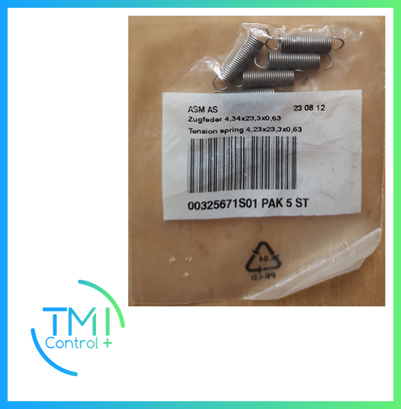 SIEMENS - 00325671S01 Tension spring 4.34 x 23.3 x 0.63